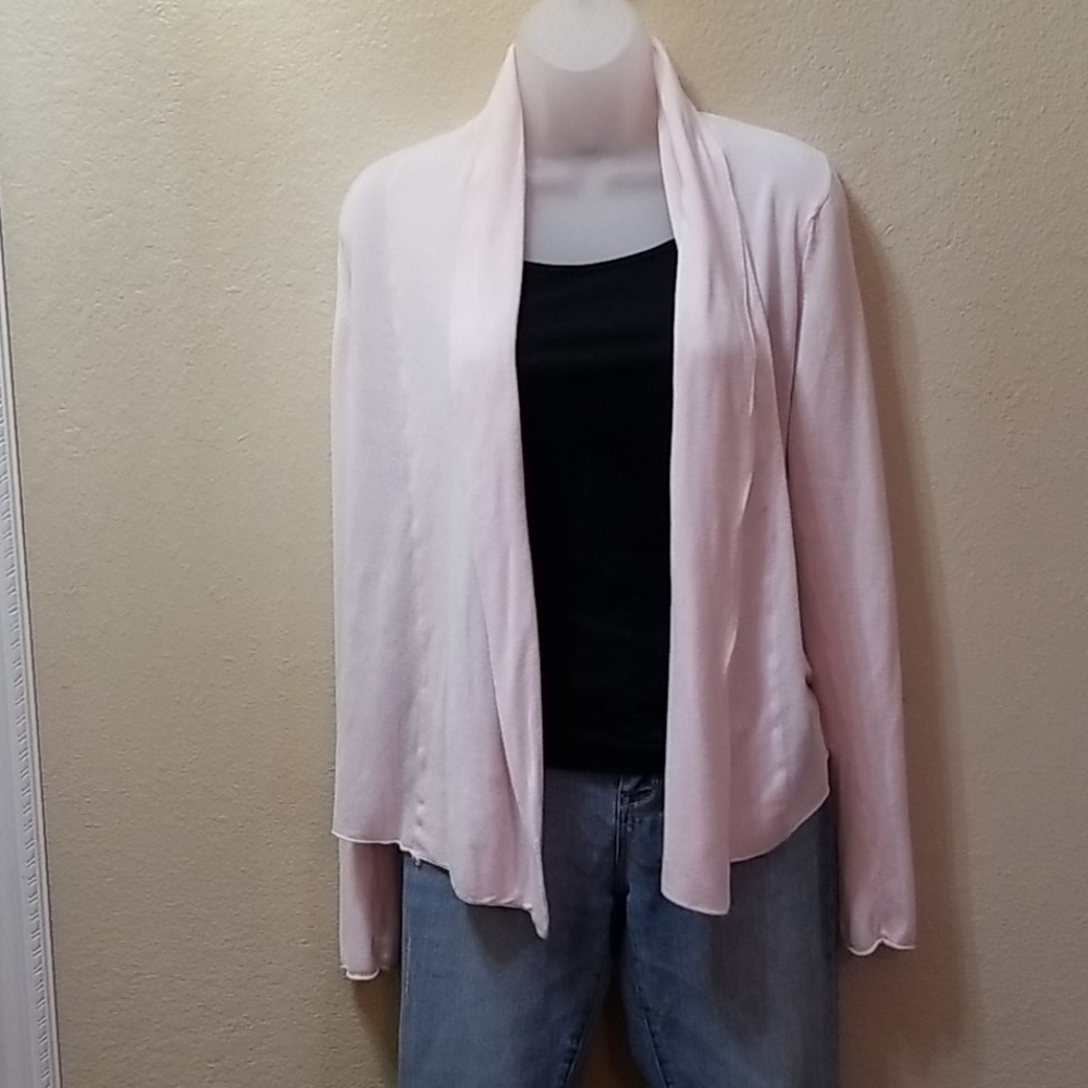 Express light pink cardigan